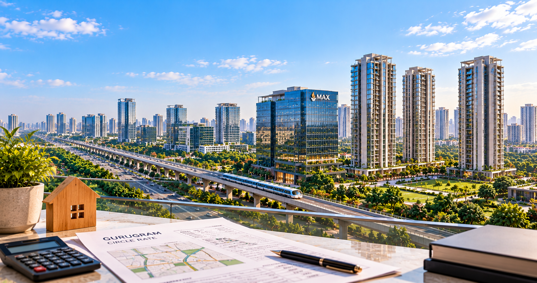 Circle Rates in Gurugram 2026-27: Sector-Wise Collector Rates